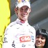 Andy Schleck in the white jersey during the Tour de France 2008
